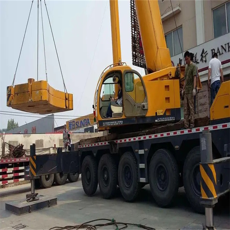 徐水县当地吊车出租|机器吊装|75吨|工厂搬迁服务